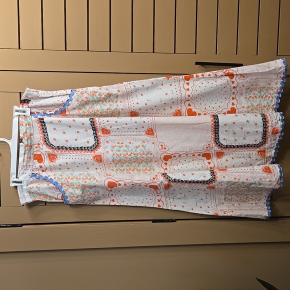 DAMSON MADDER Hyan Printed Cotton/Blend Skirt EU Size 16 /US Size 12 (see Meas - Picture 6 of 14